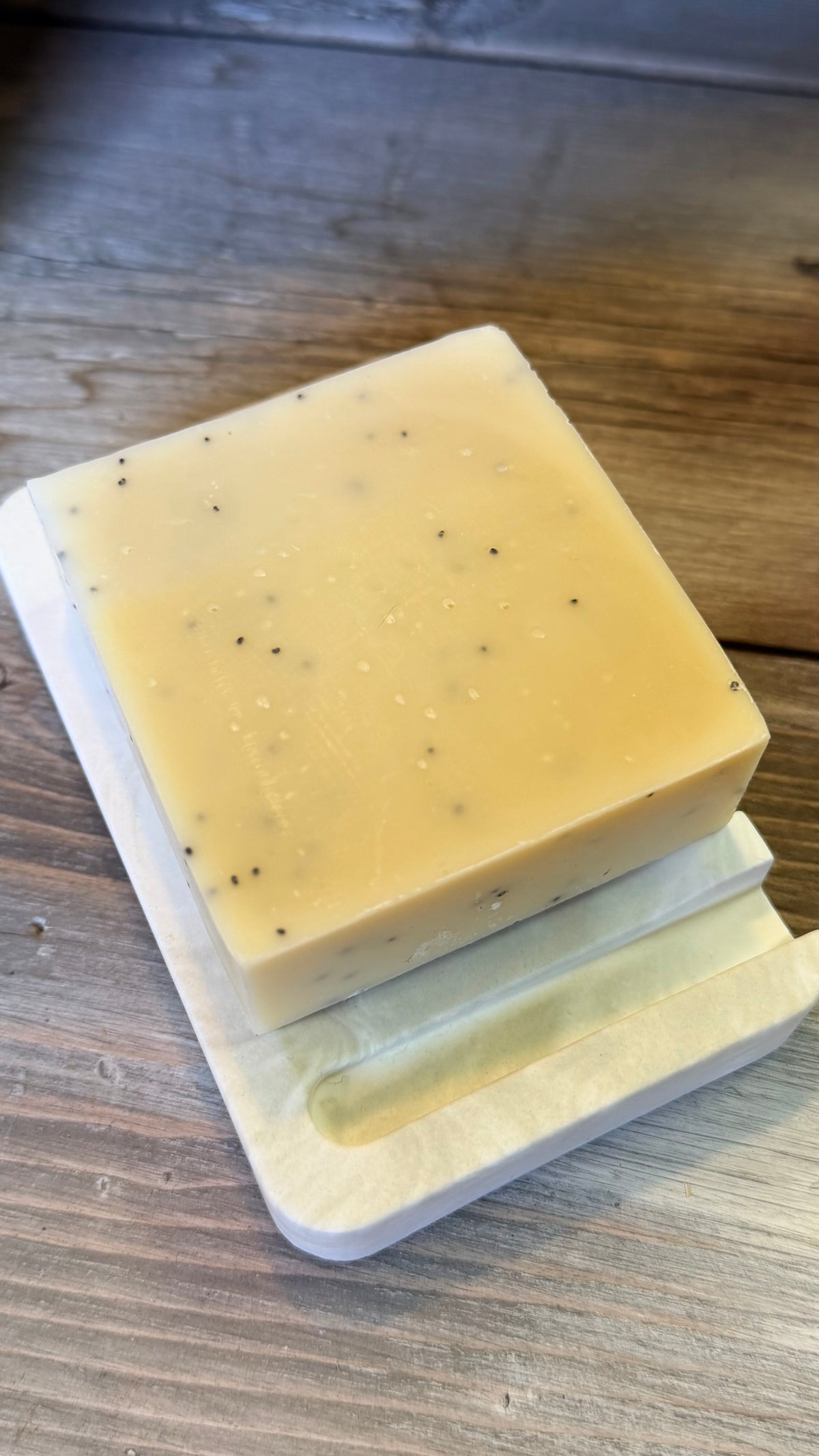 Mineral Stone Soap Dish - Sage