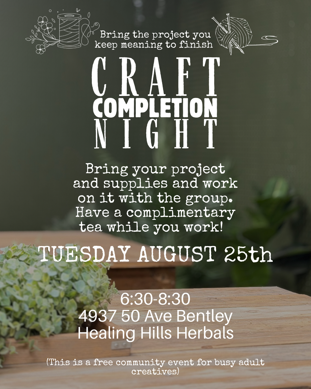 August Craft Night