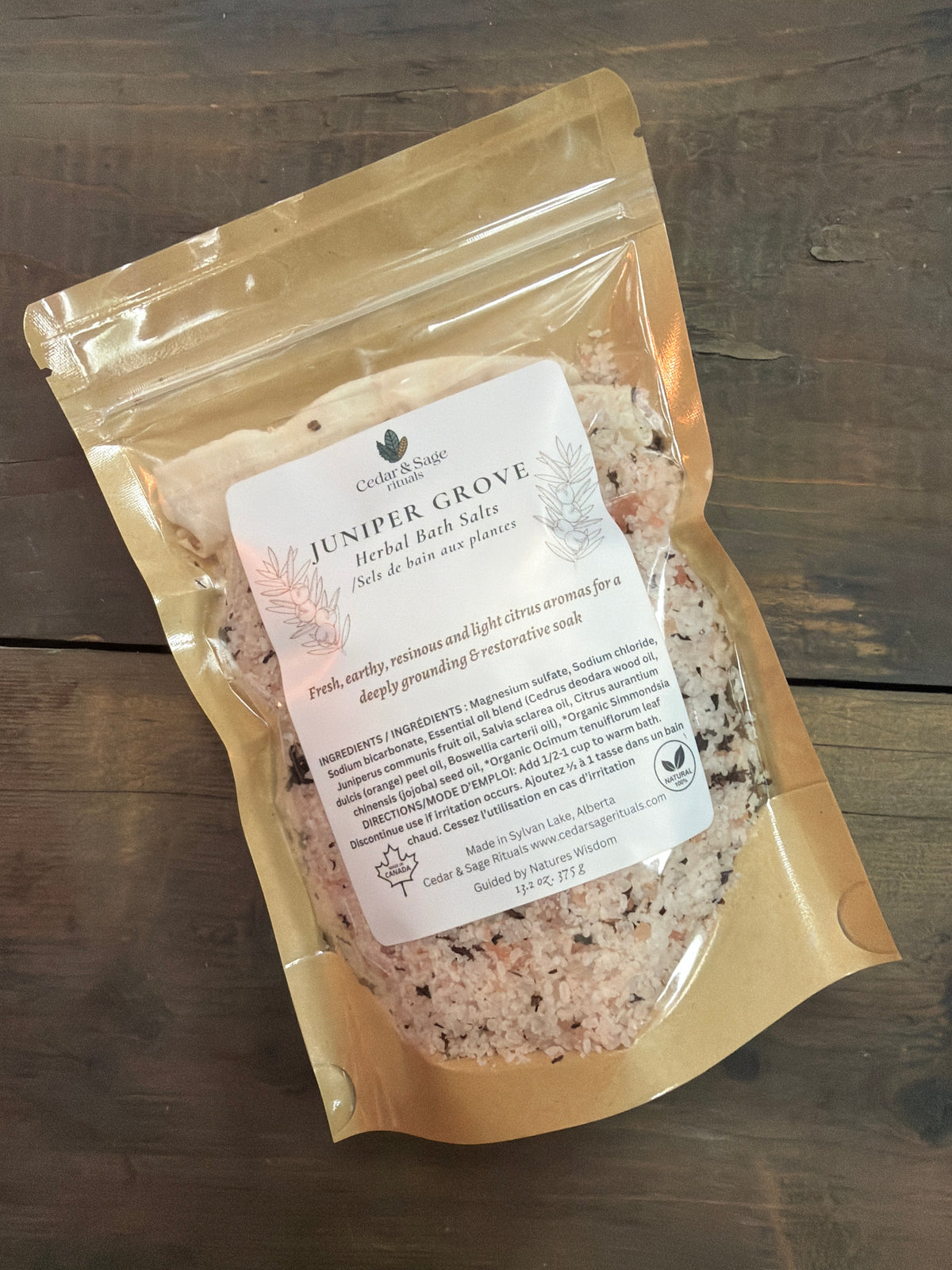 Juniper Grove Herbal Bath Salts