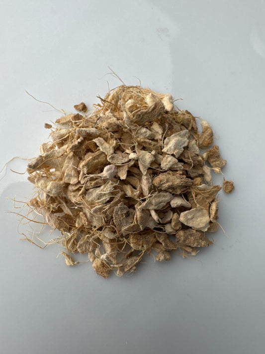 Ginger Root Tea Cut