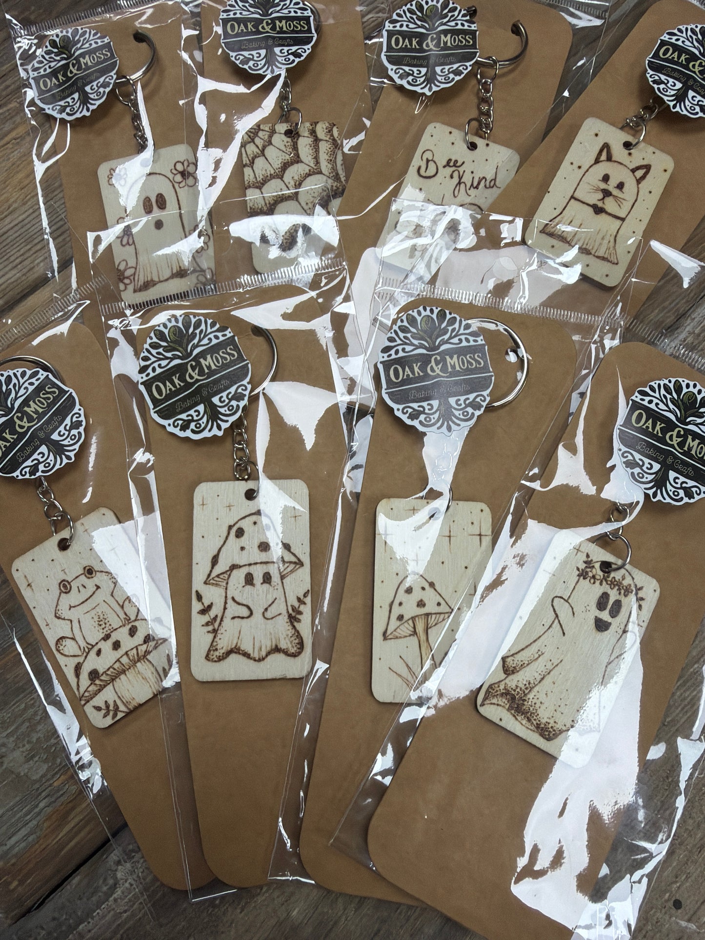 Wood Keychains