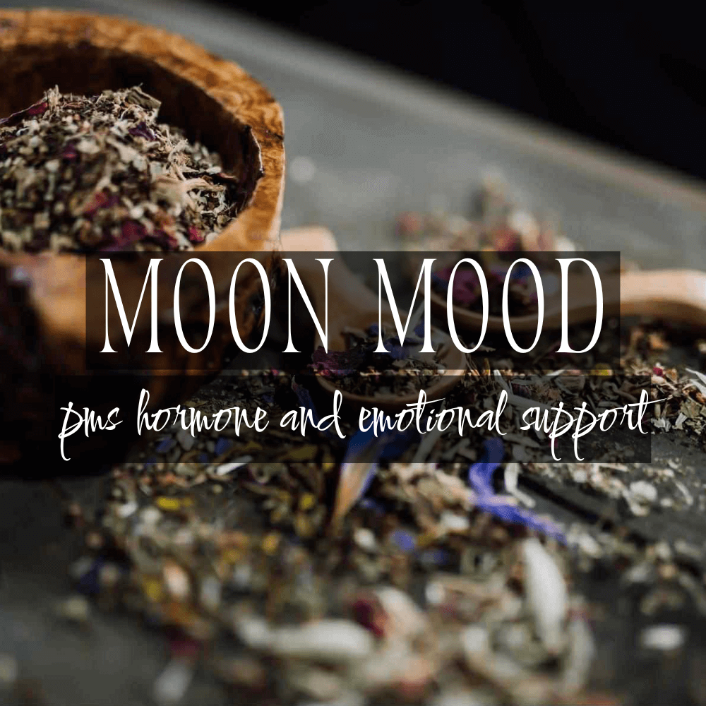 View details for Herbal Tea for PMS Hormone & Emotional Support - Moon Mood - Healing Hills Herbals - Bentley, Alberta, Canada